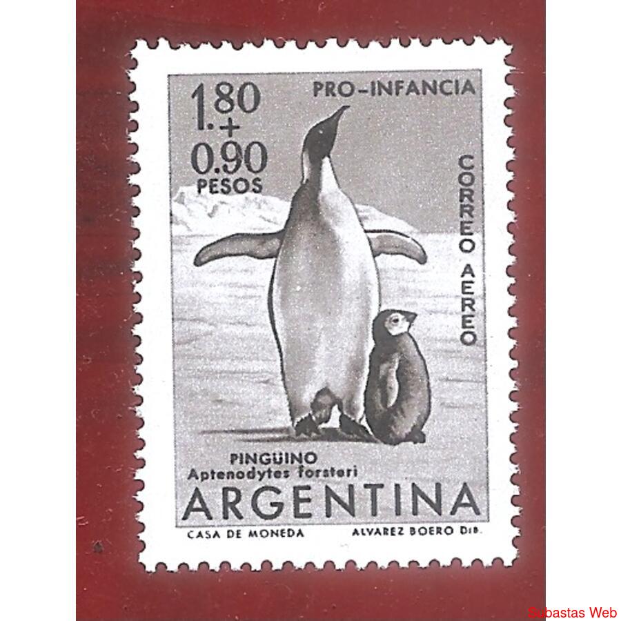ARGENTINA 1961(A82GZ53) PRO INFANCIA VARIEDAD GZ53  MINT