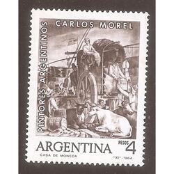 ARGENTINA 1964(698) CARLOS MOREL VARIEDAD PUNTO BLANCO
