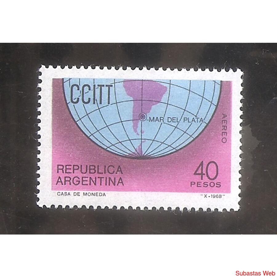ARGENTINA 1968(A124) ASAMBLEA DE LA CCITT