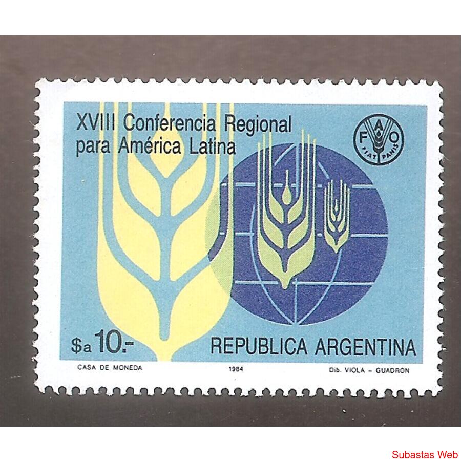 ARGENTINA 1984(1473) DIA DE LA ALIMENTACION  MINT