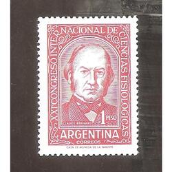 ARGENTINA 1959(599) XXI CONGRESO FISIOLOGIA NUEVA