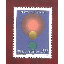 ARGENTINA 1981(1323) EDUCACION VIAL  MINT