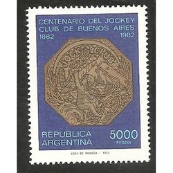 ARGENTINA 1982(1378) CENTENARIO JOCKEY CLUB MINT