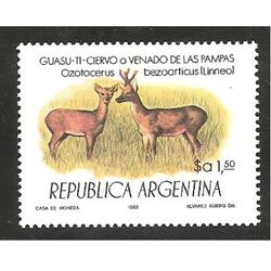 ARGENTINA 1983(1405) PROTECCION DE LA FAUNA  MINT