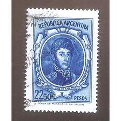 ARGENTINA 1974(1024) SAN MARTIN DE 22,50  SIN FILIGRANA USAD