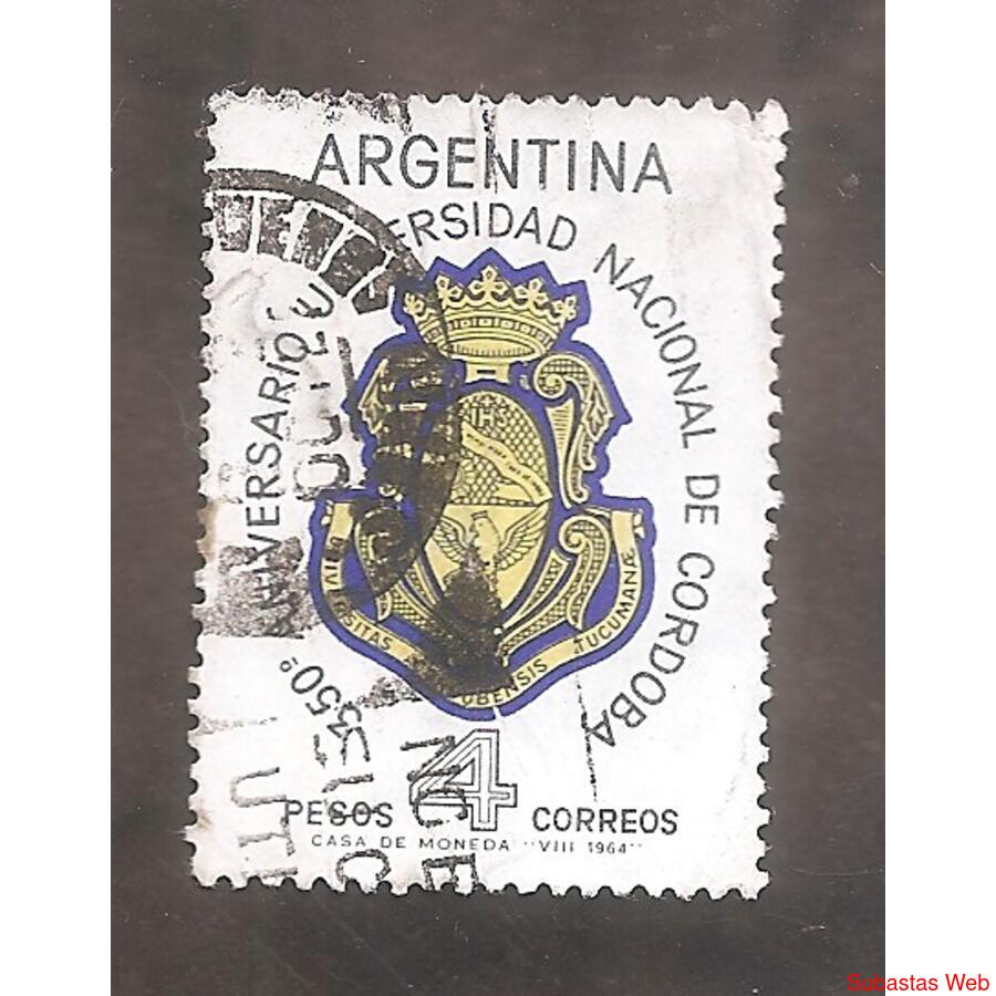 ARGENTINA 1964 (MT691) UNIVERSIDAD DE CORDOBA,  USADA