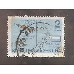 ARGENTINA 1963 (MT682) POSECION DE ISLAS ORCADAS,  USADA