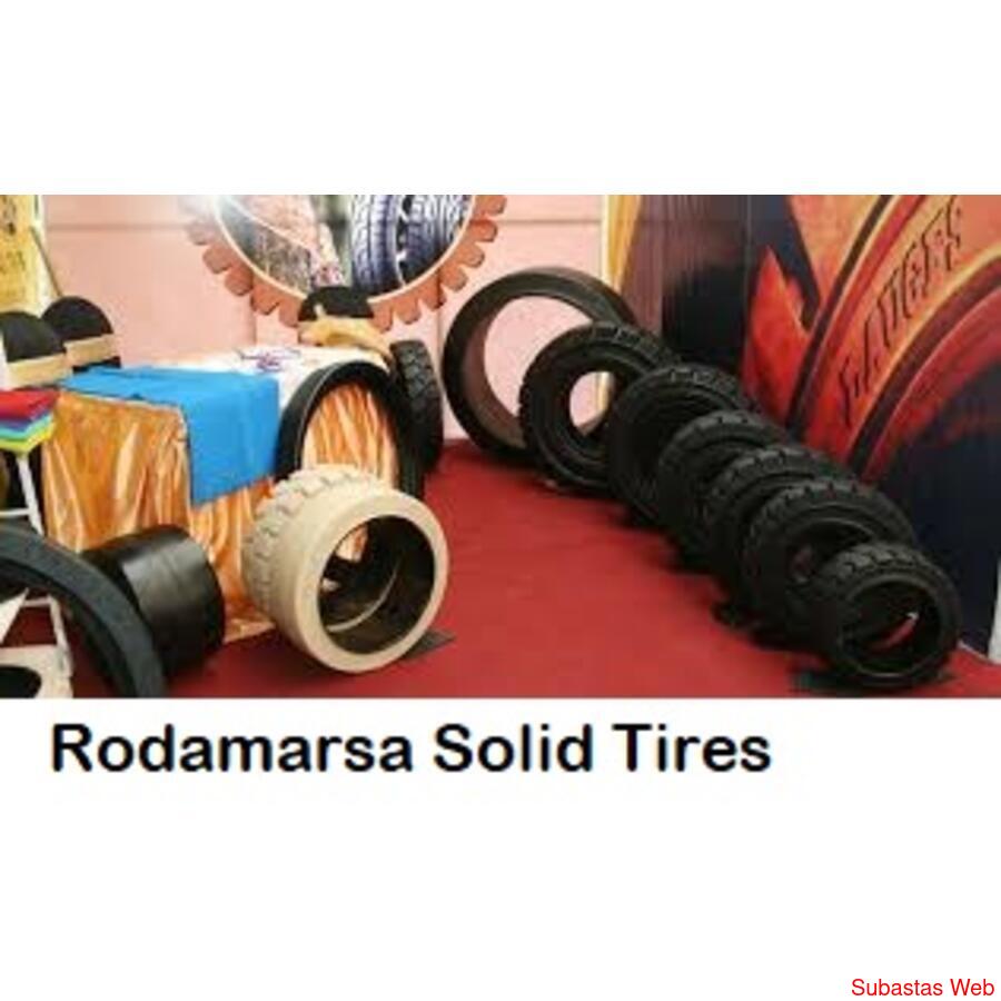 CUBIERTA solida 600x9 600 x 9 rodamarsa solid tires