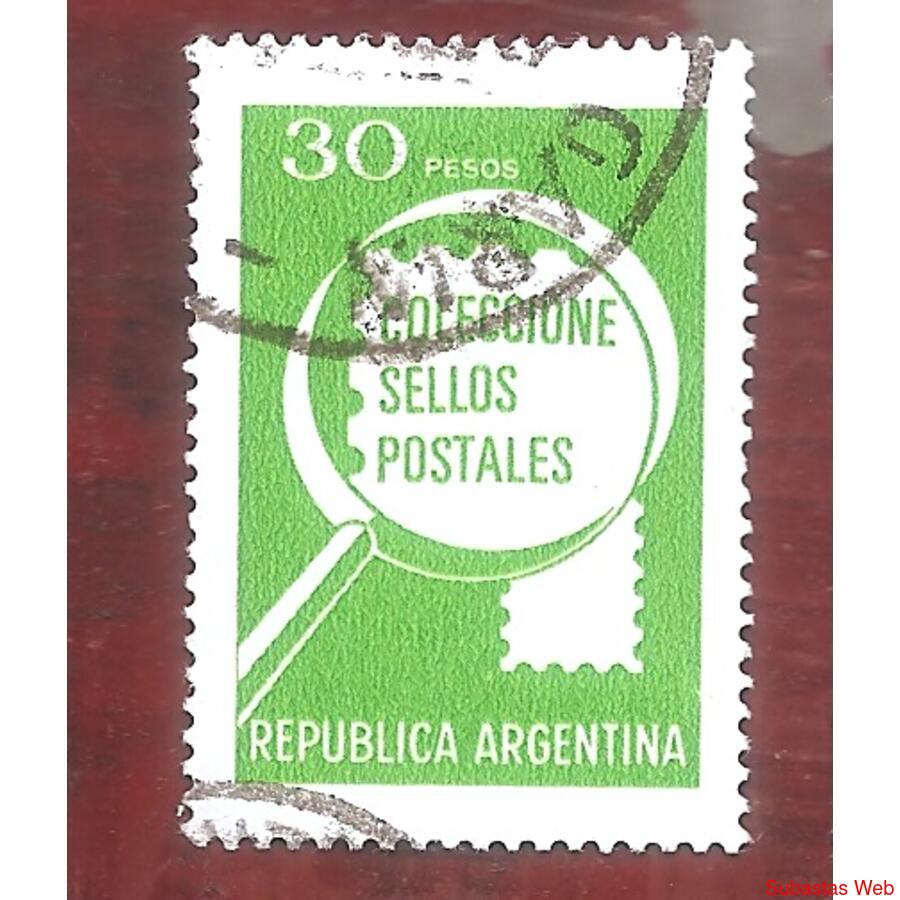 ARGENTINA 1979(1169a) DIFUSION DE SERVICIOS TIZADO FLUO USAD