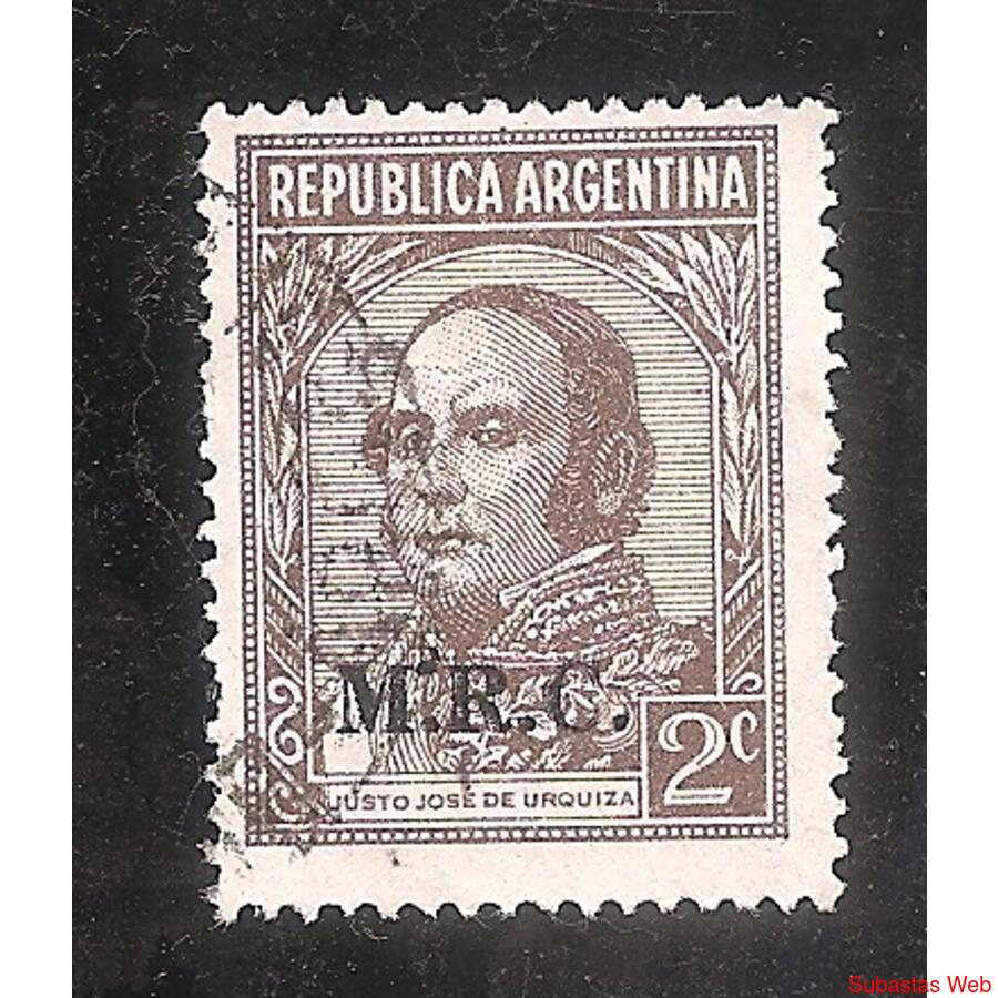 ARGENRINQA 1935(365-329) PROC. Y RIQUEZAS: URQUIZA  M.R.C.