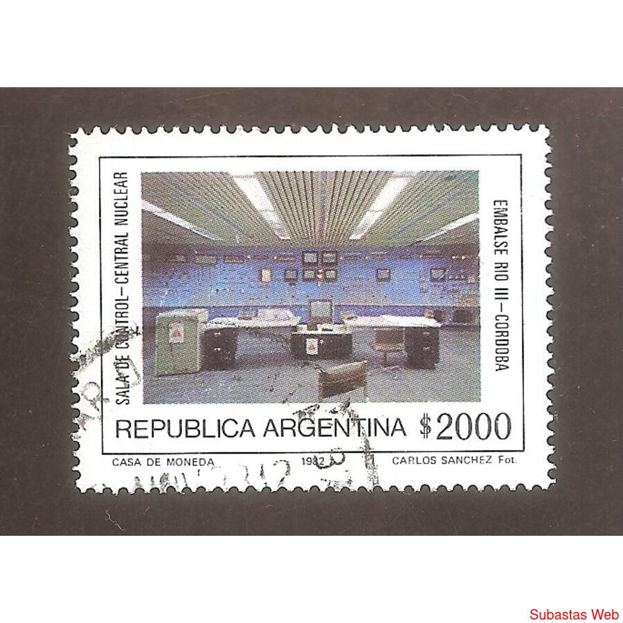 ARGENTINA 1982(1356) OBRAS DE INFRAESTRUCTURA USADA