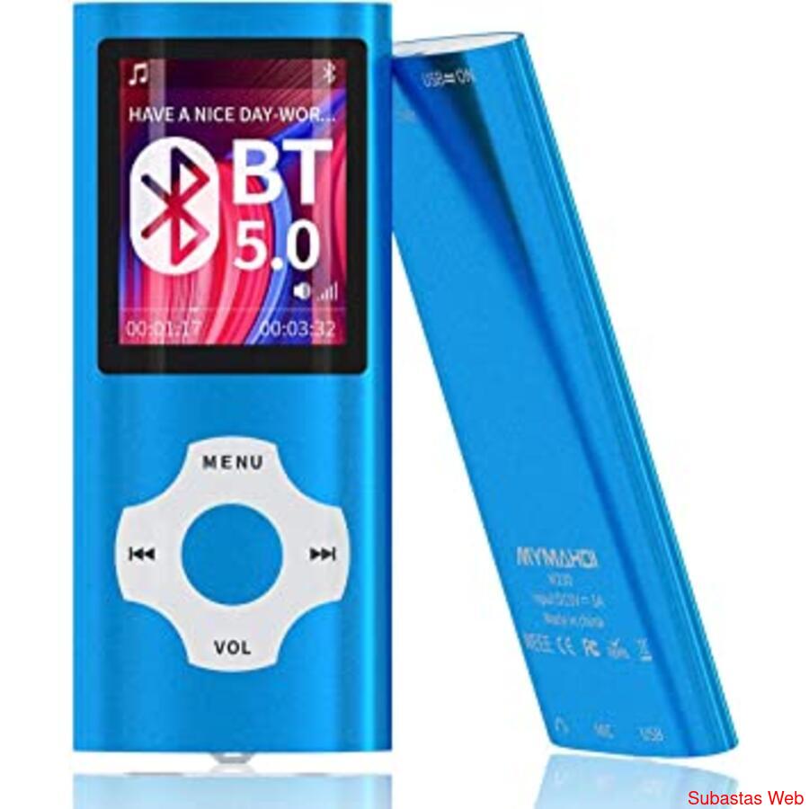 MYMAHDI Bluetooth 5.0 MP3/MP4 reproductor , pantalla LCD de