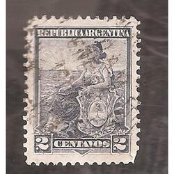 ARGENTINA 1899(112A) LIBERTAD SENTADA, 12,25  USADA