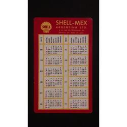 CALENDARIO 1952 - SHELL-MEX