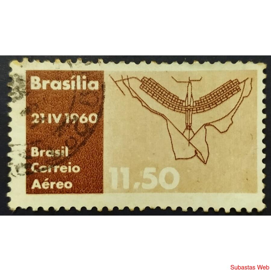 BRASIL AÑO 1960, SCOTT C98, USADA