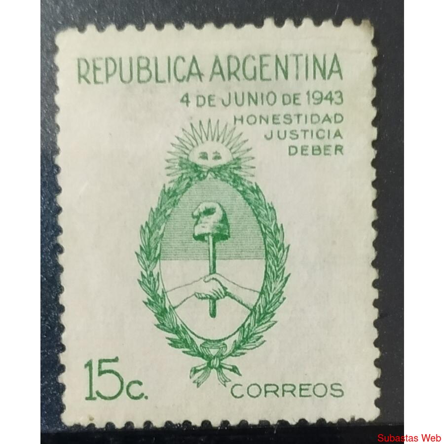 ARGENTINA AÑO 1943, GJ 897, NSG