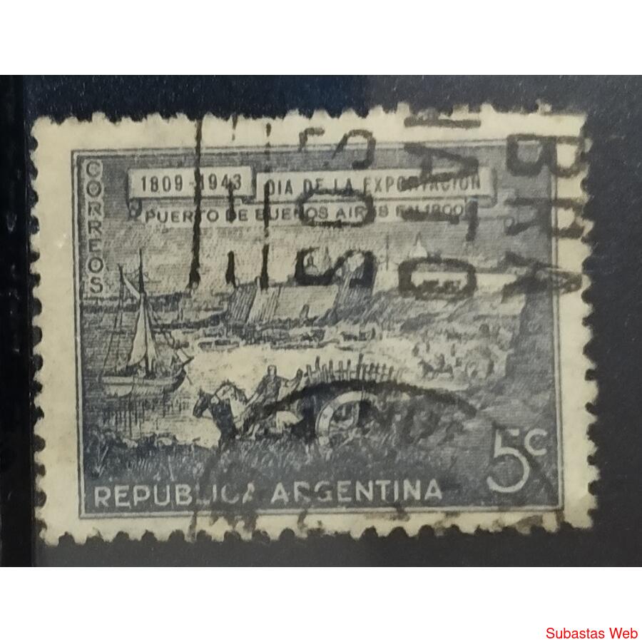 ARGENTINA AÑO 1943, GJ 905, USADA,