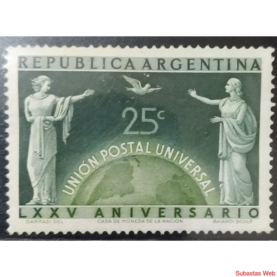 ARGENTINA AÑO 1949, GJ 975, NSG