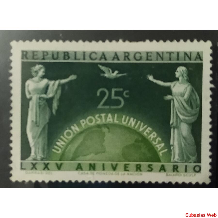 ARGENTINA AÑO 1949, GJ 975, NCGRB