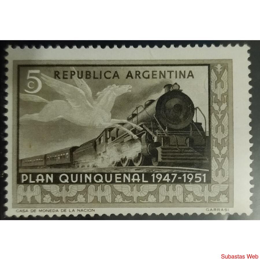 ARGENTINA AÑO 1951, GJ 997A, MINT