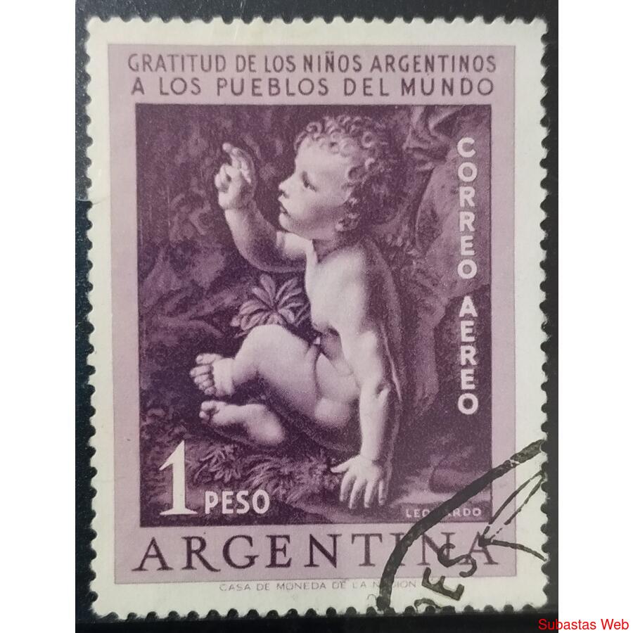 ARGENTINA AÑO 1956, GJ 1072, USADO