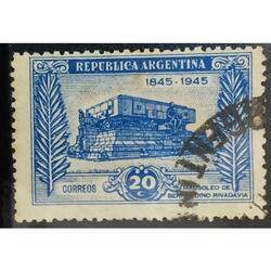 ARGENTINA AÑO 1945, GJ 925, USADA