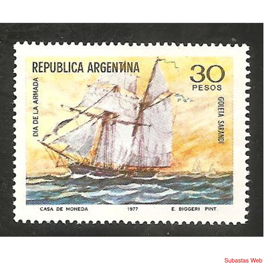 ARGENTINA 1977(MT1097)  DIA DE LA ARMADA  MINT