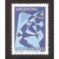 ARGENTINA  1964(MT692) DIA DE LAS NACIONES UNIDAS MINT