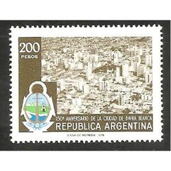 ARGENTINA 1978(MT1156) 150 ANIVERSARIO DE BAHIA BLANCA MINT