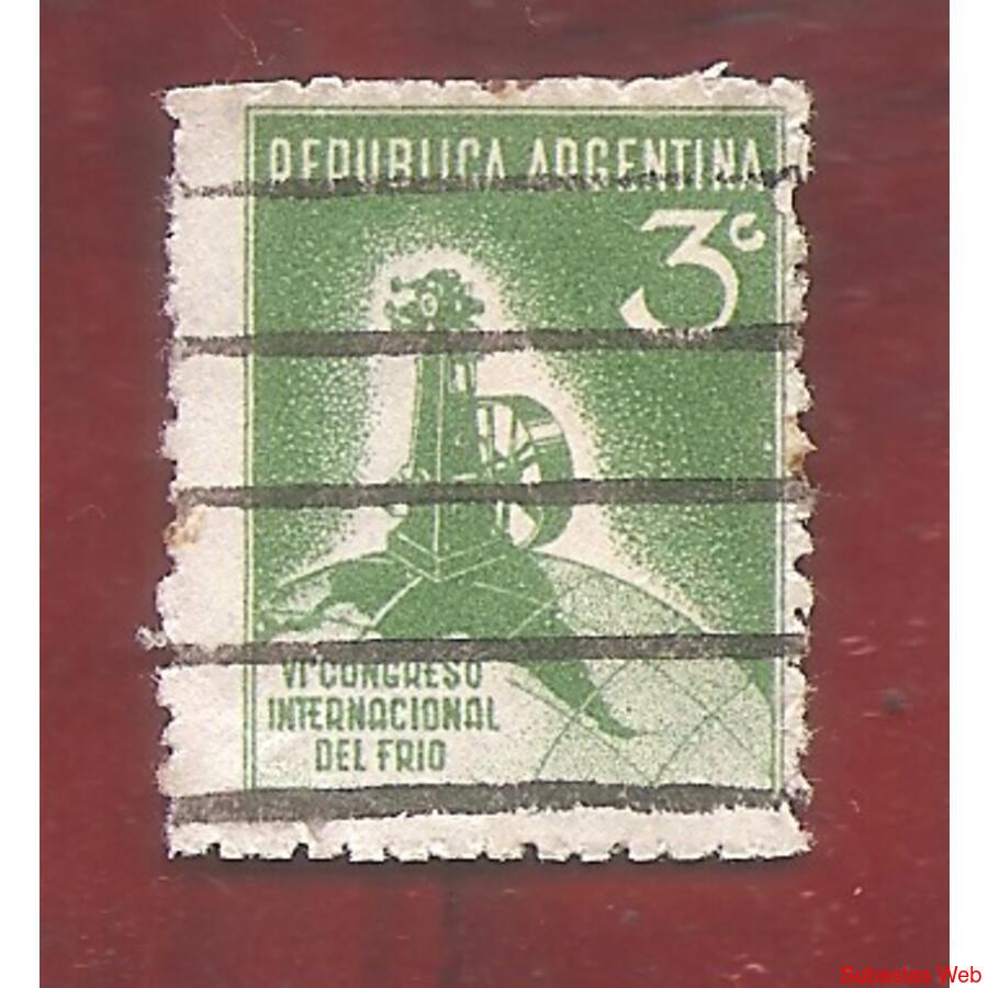 ARGENTINA 1932(351) IV CONGRESO DEL FRIO  USADA