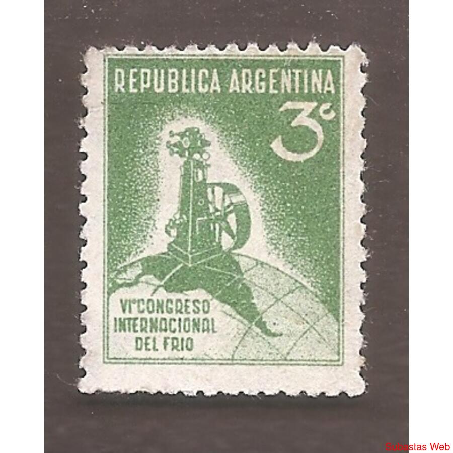 ARGENTINA 1932(351) IV CONGRESO DEL FRIO NUEVA SIN GOMA