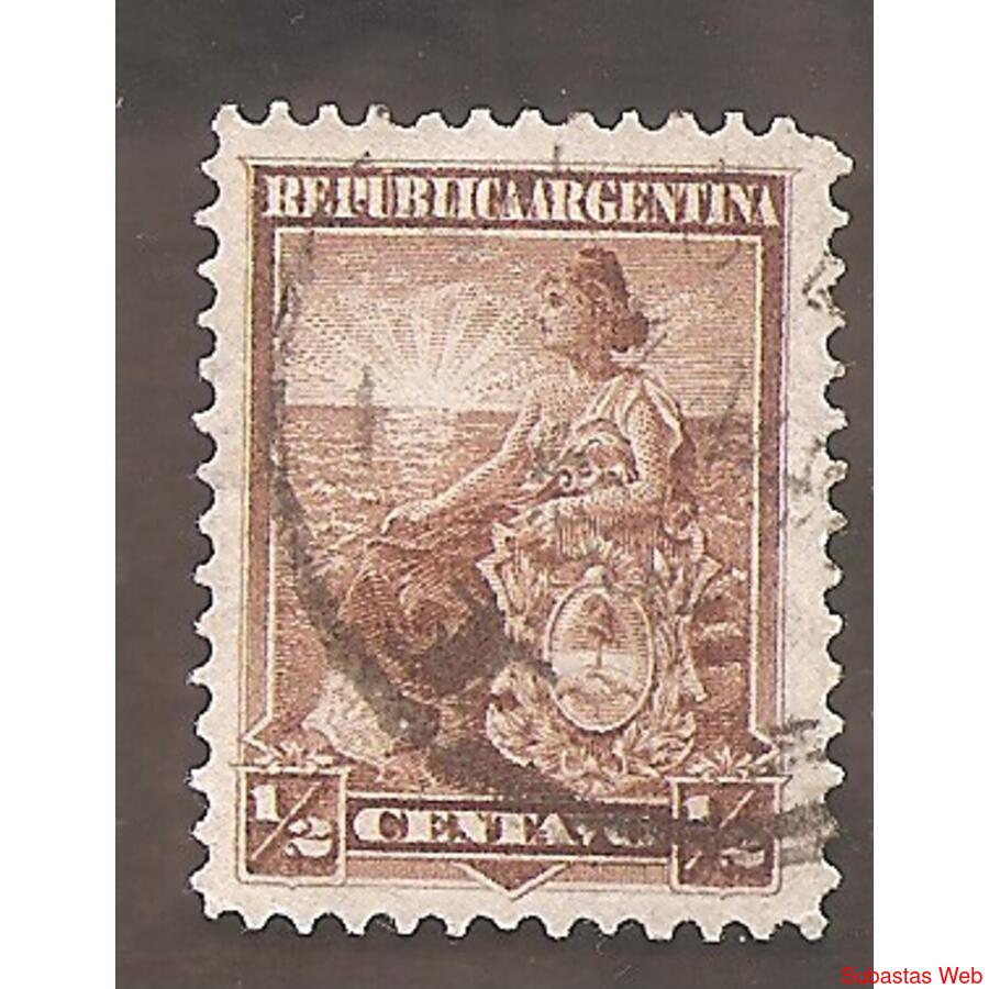 ARGENTINA 1899(110A) LIBERTAD SENTADA:   12,2512,25  USADA