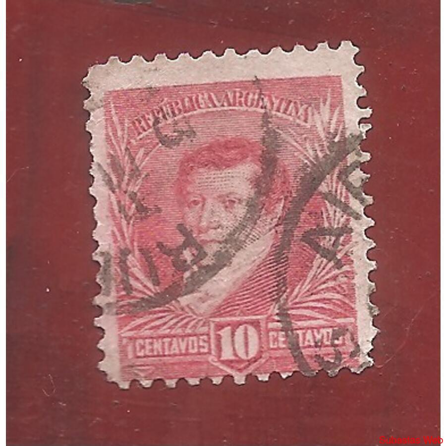 ARGENTINA 1892(99A) E PROCERES, SOL CHICO  12,25x12,25  USAD