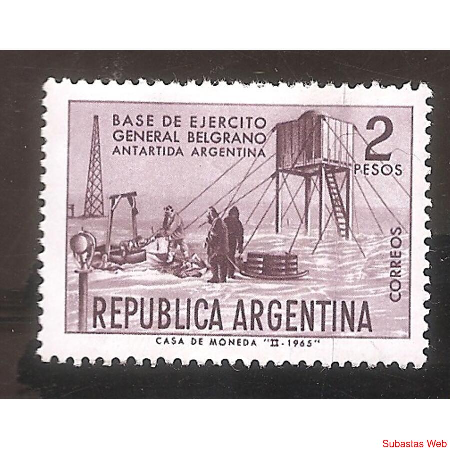 ARGENTINA  1965(703) BASE  GENERAL BELGRANO,  USADA
