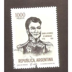 ARGENTINA 1981 (MT1300) PROCERES: ARENALES, USADA