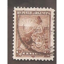 ARGENTINA 1899(110A) LIBERTAD SENTADA:   12,2512,25  USADA