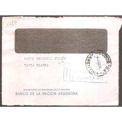 ARGENTINA  1963  SOBRE CIRCULADO  NUMERO  148F