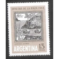 ARGENTINA 1964101(A101)  DIA DE LA RAZA
