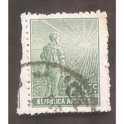 ARGENTINA  1911(170I)  LABRADOR  SOL GRANDE  USADA