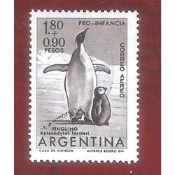 ARGENTINA  1961(A82)  RPO INFANCIA: PINGUINO USADA