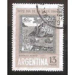 ARGENTINA 1964(A101)  DIA DE LA RAZA,  USADA
