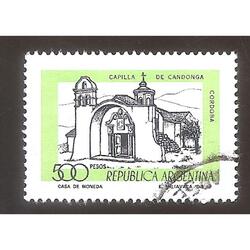 ARGENTINA 1978(1136b) CORREO ORDINARIO: CAPILLA CANDONGA USA