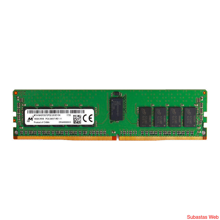 Memoria Micron Ddr4 16gb 2400T Ecc No Aptas Para PC