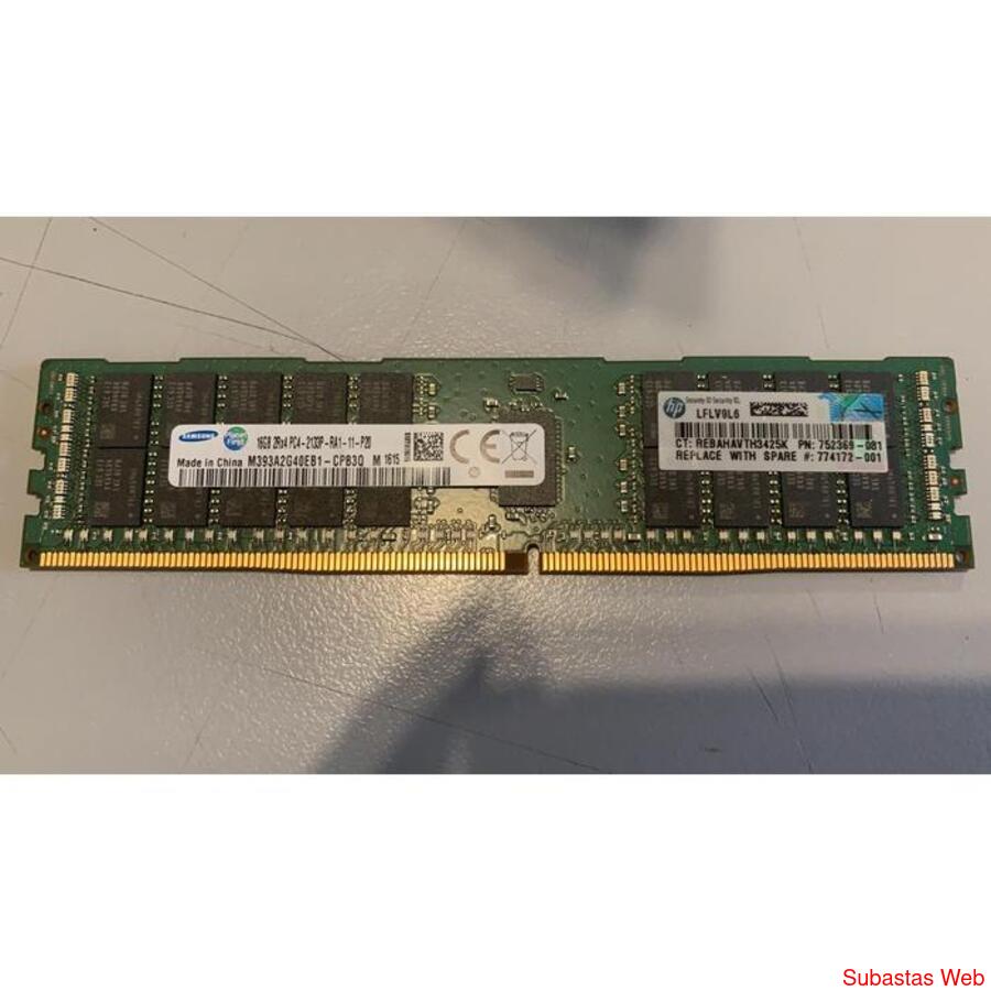 Memoria Ram DDR4 16GB PC4-2133P ECC Samsung No Aptas Para PC