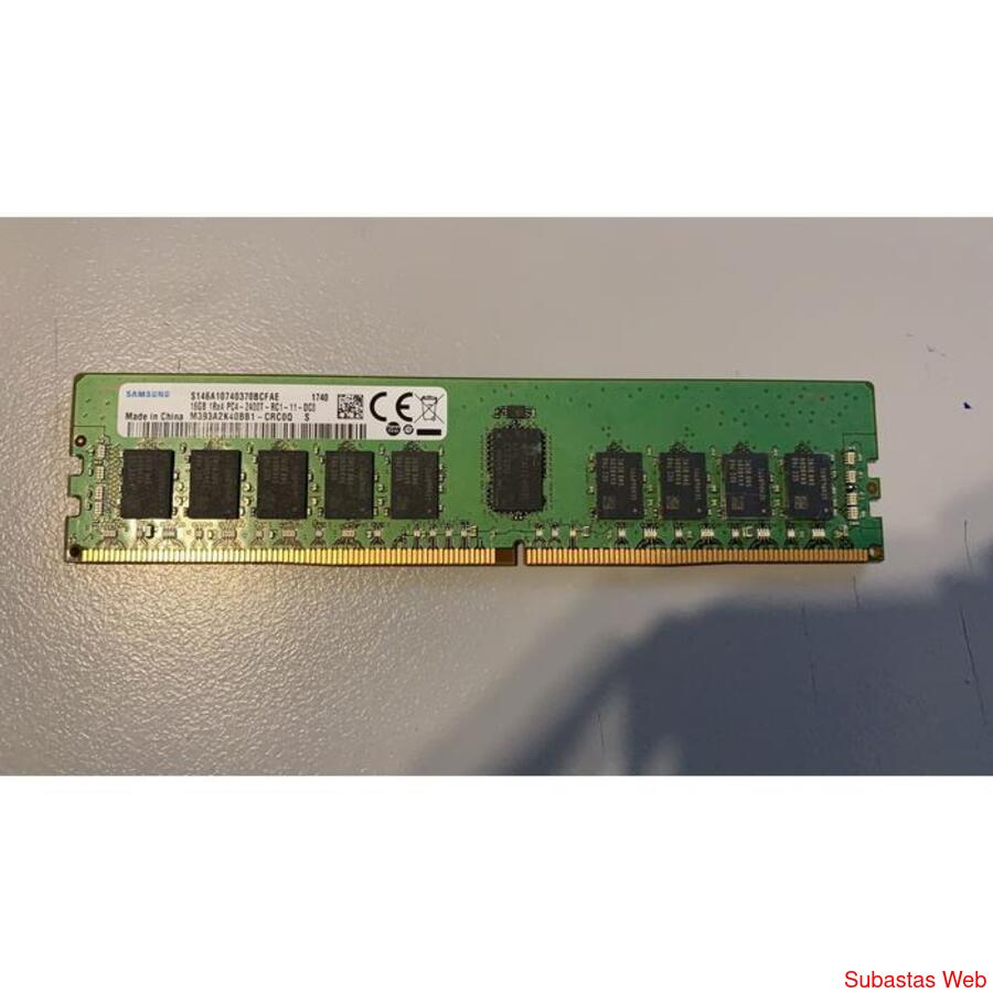 Memoria Samsung DDR4 16GB PC4-2400T ECC No Aptas Para PC