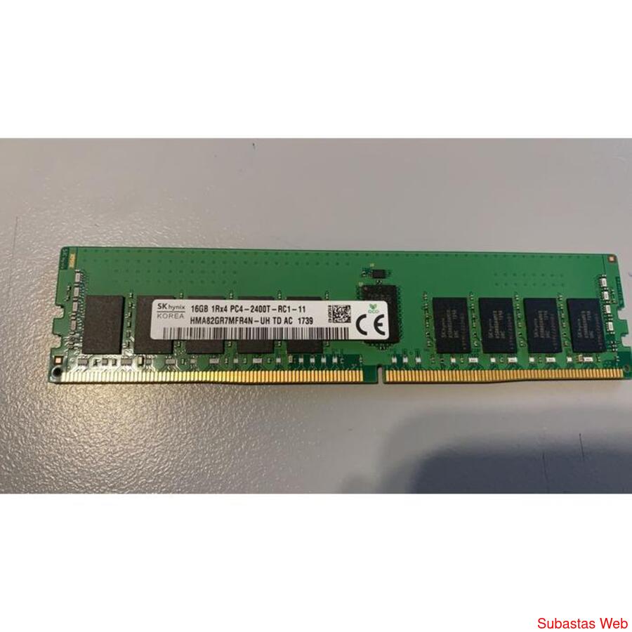 Memoria SK hynx DDR4 16GB PC4-2400T ECC No Aptas Para PC
