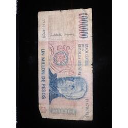 Billete argentino de un millón de pesos