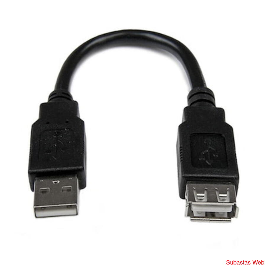 Cable Extensor USB 2.0 Macho a Hembra de 15cm