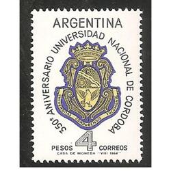 ARGENTINA 1964(691) 350 ANIVERSARIO UNIVERSIDAD DE CORDOBA M