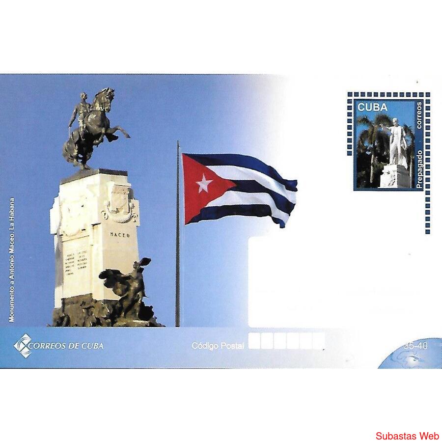 MONUMENTO - CUBA 2011 - ENTERO POSTAL SIN USAR